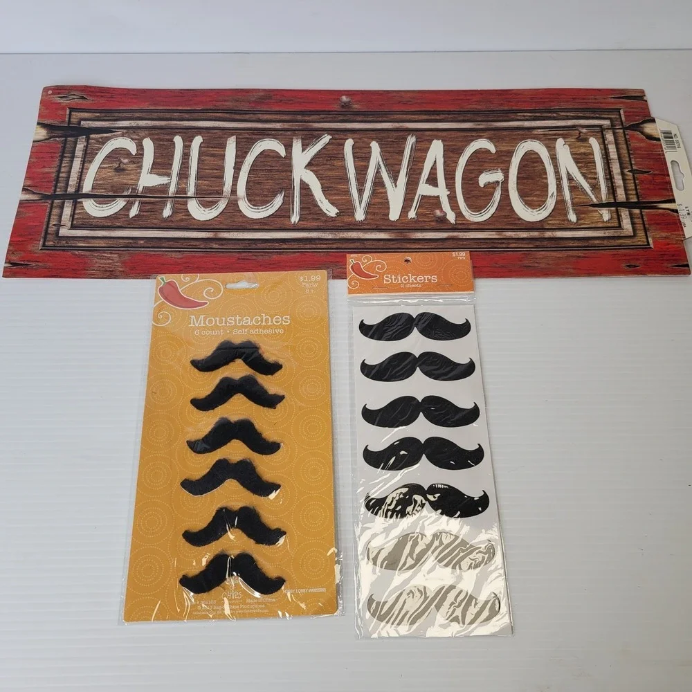 Wild West Western Cowboy Party Decorations Cactus Boots Signs Banner Cut Out NEW